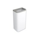 HEWI waste paper bin 25 l, body colour 98, frame stone grey