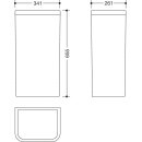 Poubelle papier HEWI 60 l