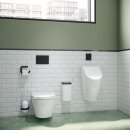 HEWI hygienic waste bin, body colour 98, frame jet black