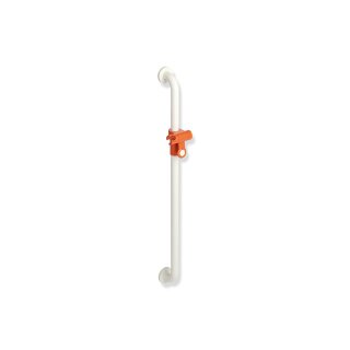 HEWI Shower rail, Series 801, diameter 33, Axle dimension 900 mm, with shower holder, colour 99/36