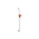 HEWI Shower rail, Series 801, matt, diameter 33, Axle dimension 900, with shower holder, colour 99/36