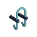 HEWI double coat hook, Series 801, matt, hook pointing...