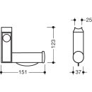 HEWI 950.06.E02 Pumpenkopf schwarz matt,