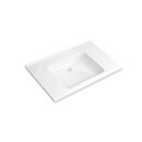 HEWI S-shaped washbasin, modular, without overflow, width 850 mm, depth 550 mm, without tap hole