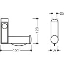 Kit mise &agrave; niveau HEWI com chasse WC,