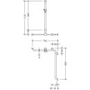 HEWI Set dowel pins for push handles and back rests,...