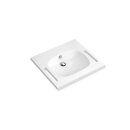 lavabo HEWI M 40, trop-plein blanc alpin, sans trou rob, 650x550mm