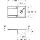 Villeroy & Boch 33342FFU SP Siluet 45 flat 780x490mm...