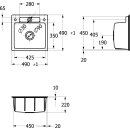 Villeroy &amp; Boch 33451FR1 SP Siluet 50 S flat 470x470mm