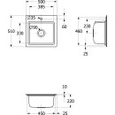 Villeroy &amp; Boch 335502i4 EB-SP Subway Style 50 S...