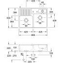 Villeroy &amp; Boch 632392M1 Sp&uuml;lstein 895x630mm...