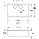 Villeroy &amp; Boch 638002R1 Sp&uuml;lstein 80 X...