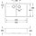 Villeroy &amp; Boch 639001RW &Eacute;vier 90 X 220x900mm avec &eacute;gouttoir