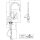 Villeroy &amp; Boch 925400LC K&uuml;chenarmatur Umbrella Flex 45x215mm