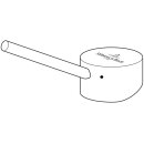 Villeroy &amp; Boch 92738005 Armaturengriff 80 x 80 mm Anthracite