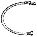 Villeroy &amp; Boch 92796100 Brauseschlauch 927961 100 x 200 mm