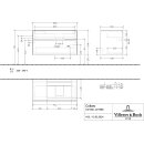 Villeroy &amp; Boch C018B0RH WTUS Collaro C018B0...