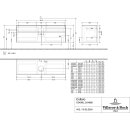Villeroy &amp; Boch C049B0RK WTUS Collaro C049B0 1600x548x500mm m.
