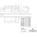 Villeroy &amp; Boch C051B0VH WTUS Collaro C051B0...