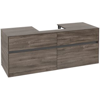 Villeroy & Boch C07300RK WaschbeckenUS Collaro 1400x548x500mm