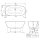 Villeroy &amp; Boch Q155ANH7F200V3S Badewanne Theano 1550x750x620mm Solo