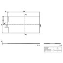 Villeroy &amp; Boch UDQ1790WAL2BV1S DW Wallway 1700x900x30mm re-eckig