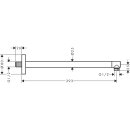 HANSGROHE 24357140 Brausearm S 390mm BBR