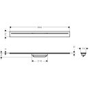 AXOR 42521250 Fertigset Duschrinne AXOR Drain