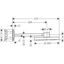 AXOR 48492700 Kopfbrause Axor One 280 2jet
