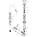 HANSGROHE 73353140 2-Loch WTM Tecturis S 150