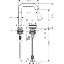 HANSGROHE 73353700 2-Loch WTM Tecturis S 150