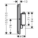 HANSGROHE 15575140 Thermostat UP ShowerSelect Comfort E