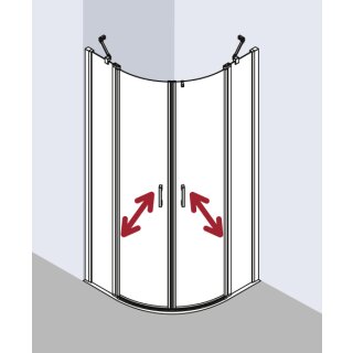 Kermi LIP5010018VPK Viertelkreis LIGA P50 1000x