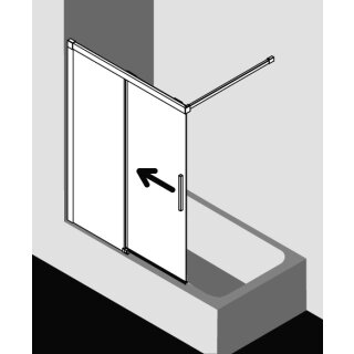 Kermi NIH2L100153UK Gleittür Nica H2L 1000x