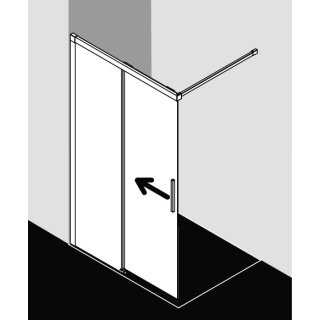 Kermi NIJ2L16018VPK WALK-IN NICA J2L 1600x