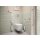 HEWI WC-B&uuml;rstengarnitur mit Deckel, Edelstahl, matt geschliffen, Innenbeh&auml;lter aus schwarz mattem Kunststoff