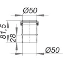 Dallmer 691125 PVC-Klebemuffe,