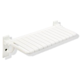 HEWI Folding shower seat, rectangular (USA), Series 801, Width 32 3/16 inch, depth 15 1/16 inch umber