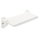 HEWI Folding shower seat, rectangular (USA), Series 801, Width 32 3/16 inch, depth 15 1/16 inch umber