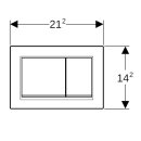 Geberit 115080141 Omega30 BetPl., f&uuml;r 2-Mengen-Sp.