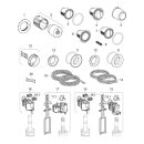 Geberit 116050JQ1 Typ 01 Fernbet&auml;tigung, pneumatisch