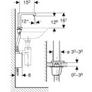 Geberit 116172SN1 Brenta WT-Arm., Standmontage, Netz