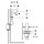 Geberit 116184SN1 Piave WT-Arm., Standmontage, Batterie