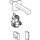 Geberit 116278141 Brenta WT-Arm.,Wandmontage, Batterie