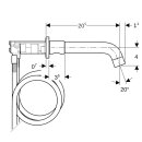 Geberit 116464141 ONE WT-Arm. rundes Des. W.-Mont. 2Gr.