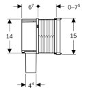 Geberit 116491001 Rohbaubox f&uuml;r Gateway