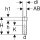 Geberit 152657161 PE &Uuml;bergangsstutzen mit Schrumpfmuffe