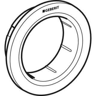 Geberit 242962JQ1 Typ 01 Rosette für Fernbetätigung