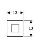 Geberit 243271161 Typ 30 Abdeckplatte zu UR-Strg. IR