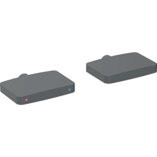 Geberit 244302141 Set Drehgriffe f. Geberit ONE WT-Arm.